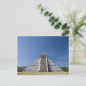 Mayan Pyramid, Morning in maart Briefkaart (Staand voorkant)