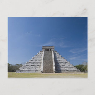 Mayan Pyramid, Morning in maart Briefkaart