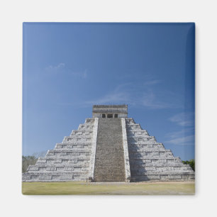 Mayan Pyramid, Morning in maart Magneet