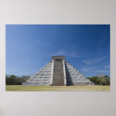 Mayan Pyramid, Morning in maart Poster (Voorkant)