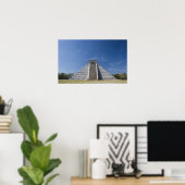 Mayan Pyramid, Morning in maart Poster (Thuiskantoor)