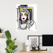 Mayan Queen Poster (Thuiskantoor)