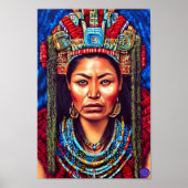 MAYAN QUEEN POSTER (Voorkant)