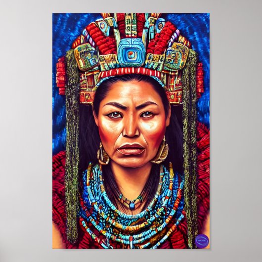 MAYAN QUEEN POSTER (Voorkant)