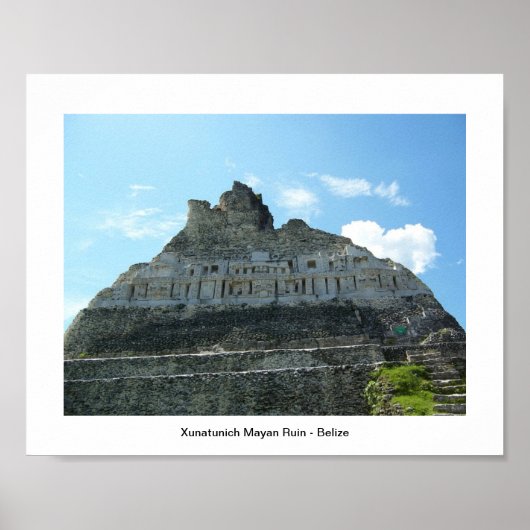 Mayan Ruin Xunatunich Poster (Voorkant)