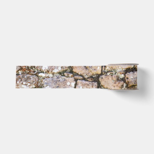 Mayan Ruïnes Muur Grosgrain Lint (Voorkant)