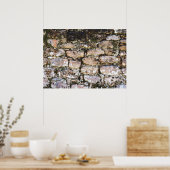Mayan Ruïnes Muur  Poster (Keuken)