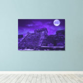 Mayan Ruïnes | Tulum Mexico Canvas Afdruk (Insitu (Houten vloer))