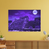 Mayan Ruïnes | Tulum Mexico Canvas Afdruk (Insitu (Woonkamer))