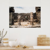 Mayan Ruins in Tulum, Mexico Poster (Keuken)