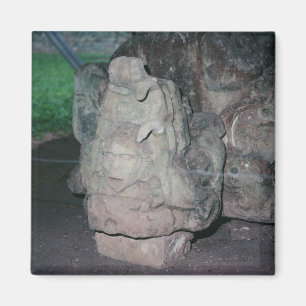 Mayan Ruins N.W. Honduras Foto Ontworpen Kleur Magneet