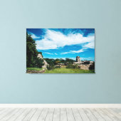 Mayan Ruins of Palenque Canvas Afdruk (Insitu (Houten vloer))