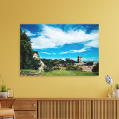 Mayan Ruins of Palenque Canvas Afdruk (Insitu (Woonkamer))