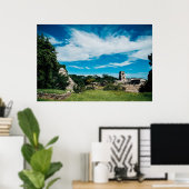 Mayan Ruins of Palenque Poster (Thuiskantoor)