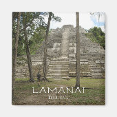 Mayan Ruins op Lamanai, Belize Magneet (Voorkant)