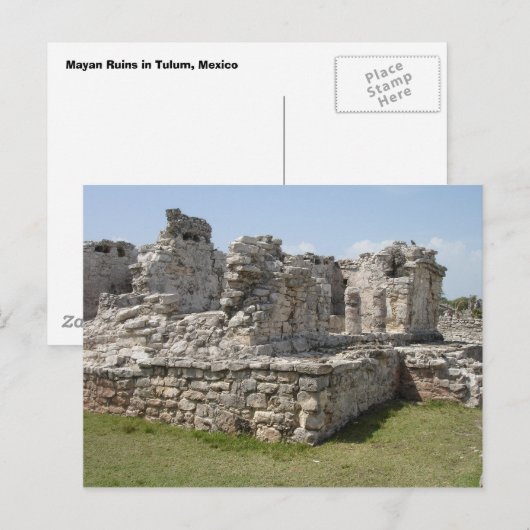 Mayan Ruins, Tulum, Mexico Briefkaart (Voorkant / Achterkant)