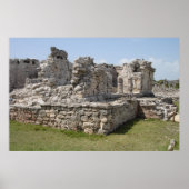 Mayan Ruins, Tulum, Mexico Poster (Voorkant)