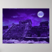 Mayan Ruins | Tulum Mexico Poster (Voorkant)