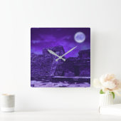 Mayan Ruins | Tulum Mexico Vierkante Klok (Huis)