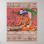 Mayan Scribe Poster (Voorkant)
