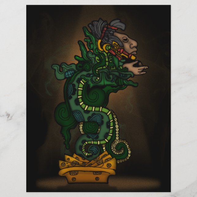 Mayan Serpent God (Voorkant)