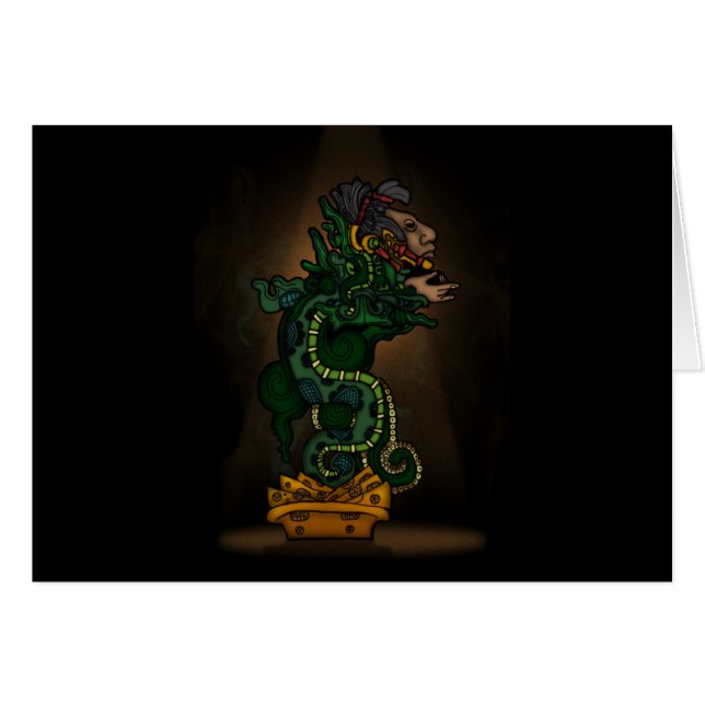 Mayan Serpent God (Voorkant Horizontaal)