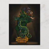 Mayan Serpent God Briefkaart (Voorkant)