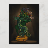 Mayan Serpent God Briefkaart (Voorkant)