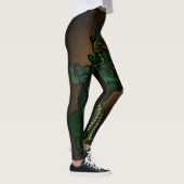 Mayan Serpent God Leggings (Rechts)