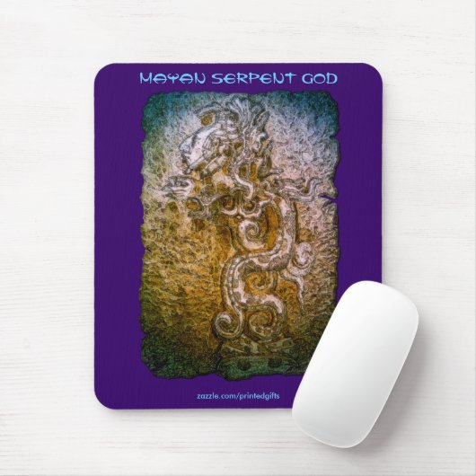 MAYAN Serpent God Mousepad Series Muismat (Met muis)
