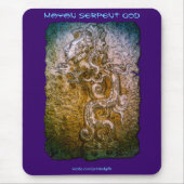 MAYAN Serpent God Mousepad Series Muismat (Voorkant)