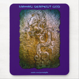 MAYAN Serpent God Mousepad Series Muismat