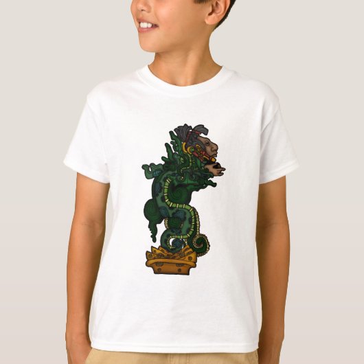 Mayan Serpent God T-shirt (Voorkant)