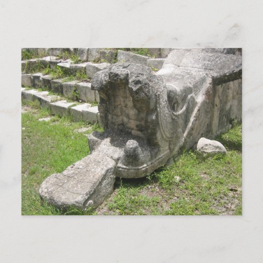 Mayan Snake Briefkaart (Voorkant)