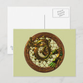 Mayan Snake Briefkaart (Voorkant / Achterkant)