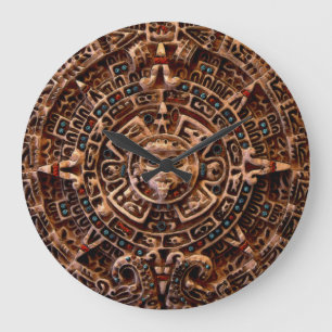 Mayan Sun Calendar Aztec Mexican History Clock Grote Klok