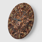 Mayan Sun Calendar Aztec Mexican History Clock Grote Klok (Hoek)