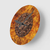 Mayan Sun Calendar Aztec Mexican History Clock Ronde Klok (Hoek)