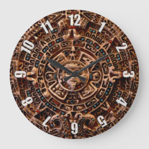 Mayan Sun Calendar Aztec Mexico History Clock Grote Klok