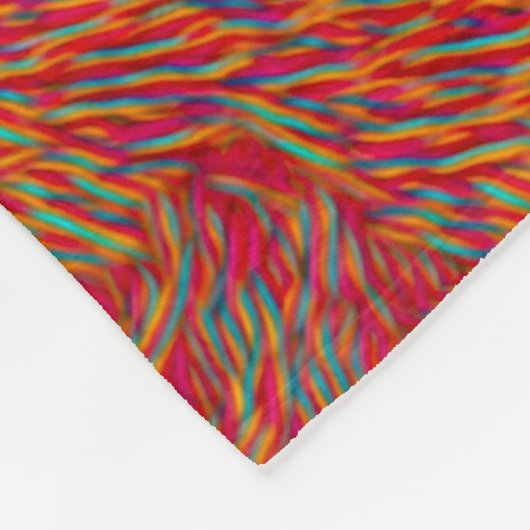 Mayan Sun God Mandala Fleece Deken (Hoek)