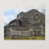 Mayan Sun God Temple, Belize Briefkaart (Voorkant)