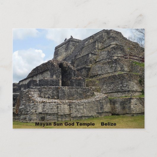 Mayan Sun God Temple, Belize Briefkaart (Voorkant)