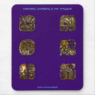 MAYAN-symbolen van Power Mousepad Muismat