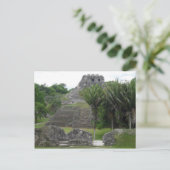 Mayan tempel briefkaart (Staand voorkant)
