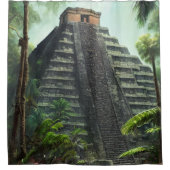 Mayan Temple Douchegordijn (Voorkant)