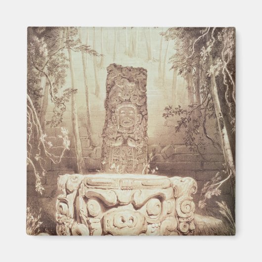 Mayan temple, Honduras Magneet (Voorkant)