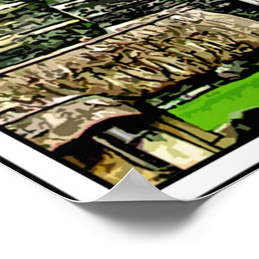 Mayan Temple in Tikal, Guatemala Poster (Hoek)