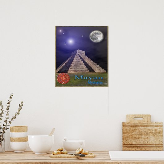 Mayan temple posters (Keuken)