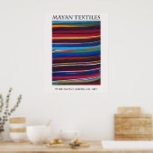 Mayan Textiles Pure Native American Poster (Keuken)
