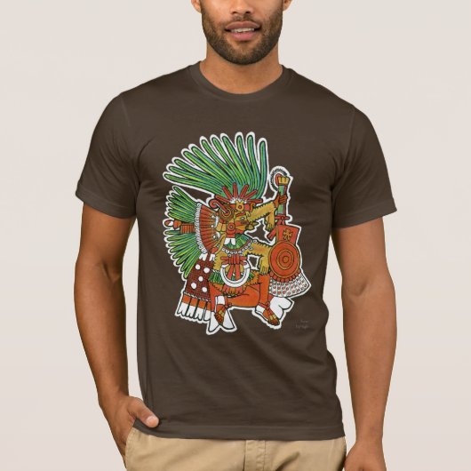 Mayan Tezcalipoca God T-shirt (Voorkant)